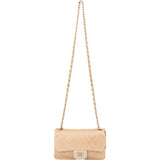 Chanel Quilted Pearl CC Single Flap Crossbody Bag