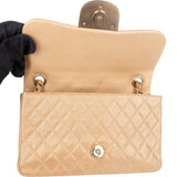 Chanel Quilted Pearl CC Single Flap Crossbody Bag