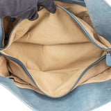 Bottega Veneta Blue Intrecciato Leather Ombre Handbag