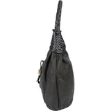 Fendi Black Leather Spy Hobo Bag