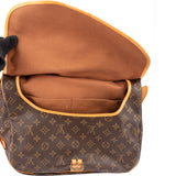Louis Vuitton Canvas Monogram Saumur 35 Crossbody Bag