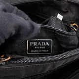 Prada Black Nylon Triangle Handbag