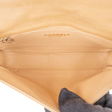 Chanel Quilted Pearl CC Single Flap Crossbody Bag