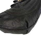 Fendi Black Leather Spy Hobo Bag