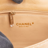 Chanel Quilted Pearl CC Single Flap Crossbody Bag