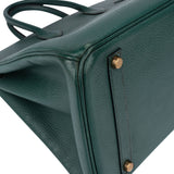 Hermès Vert Clair Ardennes Birkin 35 Handbag