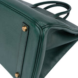 Hermès Vert Clair Ardennes Birkin 35 Handbag
