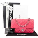 Chanel Quilted Lambskin Single Flap Crossbody Bag