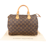 Louis Vuitton Canvas Monogram Speedy 30 Handbag