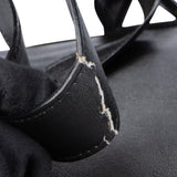 Gucci Black Leather Bamboo Backpack