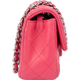 Chanel Quilted Lambskin Single Flap Crossbody Bag