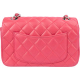 Chanel Quilted Lambskin Single Flap Crossbody Bag