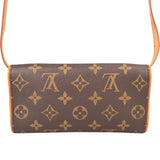 Louis Vuitton Canvas Monogram Twin Pochette PM Crossbody Bag
