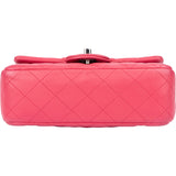 Chanel Quilted Lambskin Single Flap Crossbody Bag