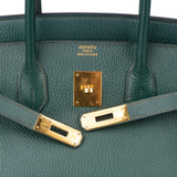 Hermès Vert Clair Ardennes Birkin 35 Handbag