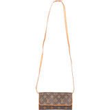 Louis Vuitton Canvas Monogram Twin Pochette PM Crossbody Bag