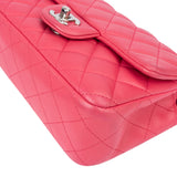 Chanel Quilted Lambskin Single Flap Crossbody Bag