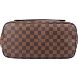 Louis Vuitton Damier Ebene Monogram Neverfull MM Shopper Handbag