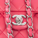 Chanel Quilted Lambskin Single Flap Crossbody Bag