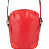 Louis Vuitton Rouge Epi Leather Danube Crossbody Bag