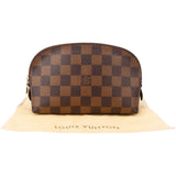 Louis Vuitton Damier Ebene Monogram Pochette Cosmetique PM Pouch