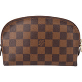 Louis Vuitton Damier Ebene Monogram Pochette Cosmetique PM Pouch
