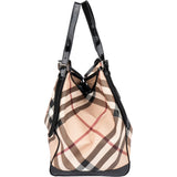 Burberry Nova-Check Monogram Handbag