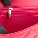 Chanel Quilted Lambskin Single Flap Crossbody Bag