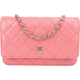 Chanel Quilted Lambskin CC Wallet On Chain Crossbody Bag