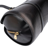 Louis Vuitton Noir Epi Leather Soufflot Handbag