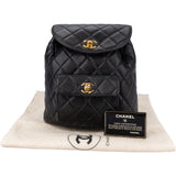 Chanel Quilted Lambskin Double CC Duma Backpack