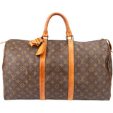 Louis Vuitton Canvas Monogram Keepall 50