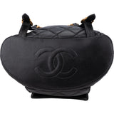 Chanel Quilted Lambskin Double CC Duma Backpack