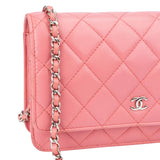 Chanel Quilted Lambskin CC Wallet On Chain Crossbody Bag