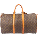 Louis Vuitton Canvas Monogram Keepall 50