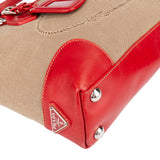 Prada Classic Jacquard Handbag