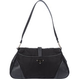 Prada Black Nylon Triangle Shoulder Bag