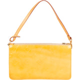 Louis Vuitton Yellow Vernis Monogram Lexington Handbag