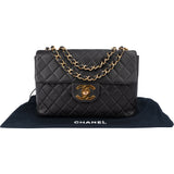 Chanel Quilted Lambskin 24K Gold Jumbo Single Flap Crossbody Bag