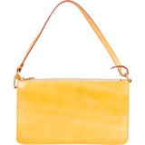 Louis Vuitton Yellow Vernis Monogram Lexington Handbag