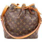Louis Vuitton Canvas Monogram Sac Noe Petit Shoulder Bag