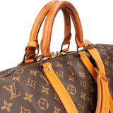 Louis Vuitton Canvas Monogram Keepall 55 Bandouliere