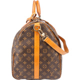 Louis Vuitton Canvas Monogram Keepall 55 Bandouliere