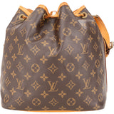 Louis Vuitton Canvas Monogram Sac Noe Petit Shoulder Bag
