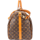 Louis Vuitton Canvas Monogram Keepall 55 Bandouliere