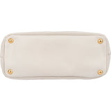 Prada White Saffiano Leather Galleria Handbag