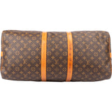 Louis Vuitton Canvas Monogram Keepall 55 Bandouliere