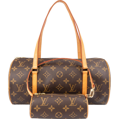 Louis Vuitton Canvas Monogram Papillon Set Handbag