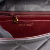 Chanel Quilted Lambskin 24K Gold Jumbo Single Flap Crossbody Bag