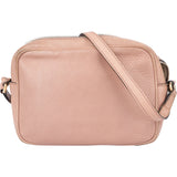 Gucci Pink Leather GG Soho Crossbody Bag